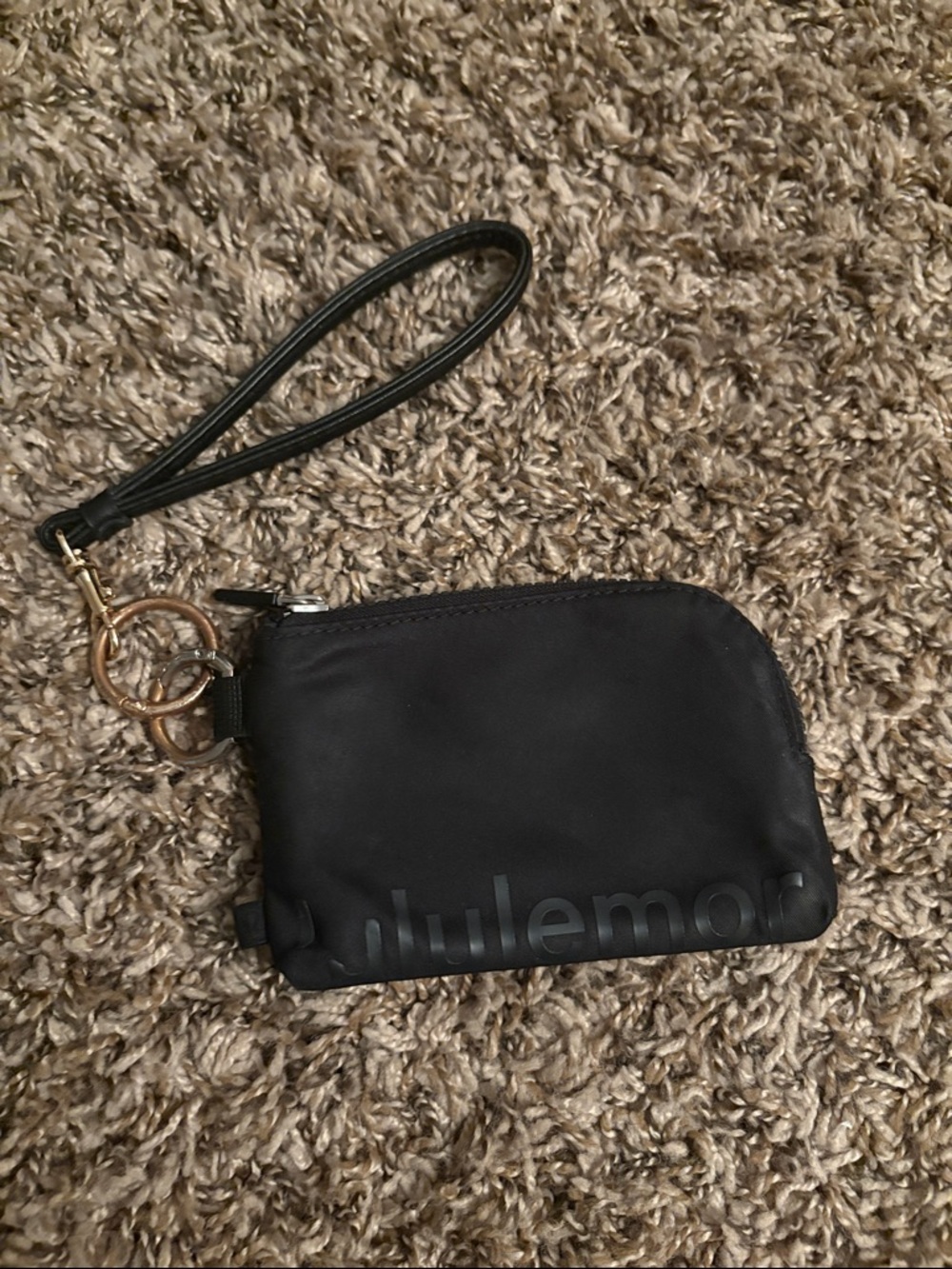 Dickies Black Small Zipper Wristlet Pouch